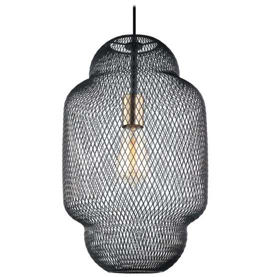 K40618-1MU Demi 3 - riippuvalaisin, matta musta, E27, Sessak - Riippuvat valaisimet - 182412 - 1