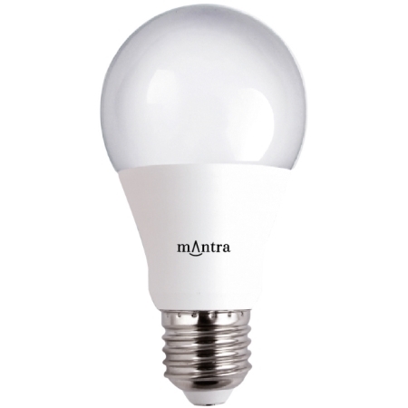 R09215 10W vakiomuotoinen led, 820lumen, E27, 4000K, Mantra, E.litevalaisimet - Led-lamput - 009222 - 1