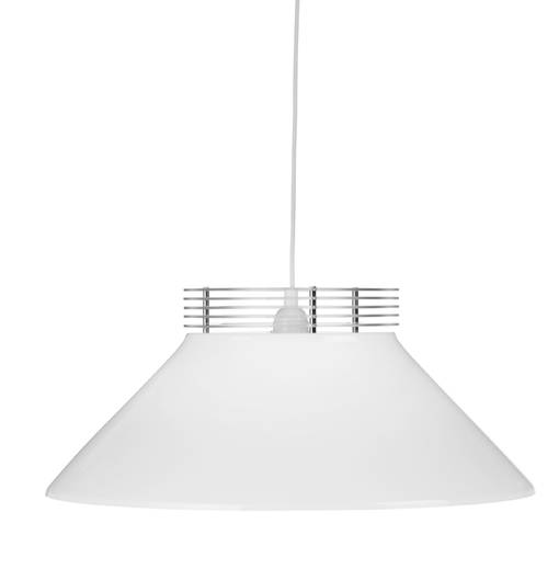 Reflex -riippuvalaisin 55cm opaalinvalkoinen, design Heikki Turunen, ORNO Originals, Fosto Oy - Riippuvat valaisimet - 006872 - 1