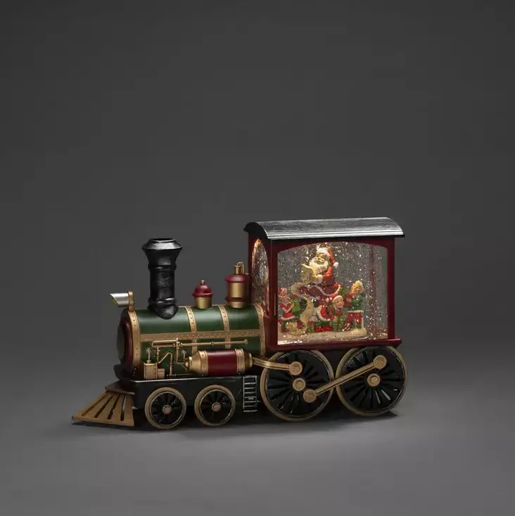 4264-000 pöytäkoriste Juna ja joulupukki, Konstsmide - Muut - 004762 - 1