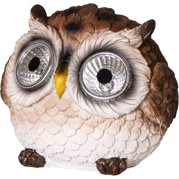 483-99-25 Owl - pöllö aurinkokennokoriste, Solar, StarTrading - Aurinkokennovalaisimet - 007152 - 1