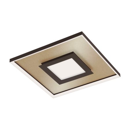 3641-017 Frame kattovalaisin 33W led 50 cm x 50 cm kulta, Briloner, E.litevalaisimet. - Plafondit - 184422 - 1