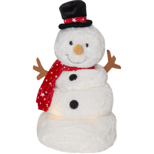 993-20 Laulava ja tanssiva lumiukko led-valolla, Star Trading, Noortrade - Muut - 184912 - 1