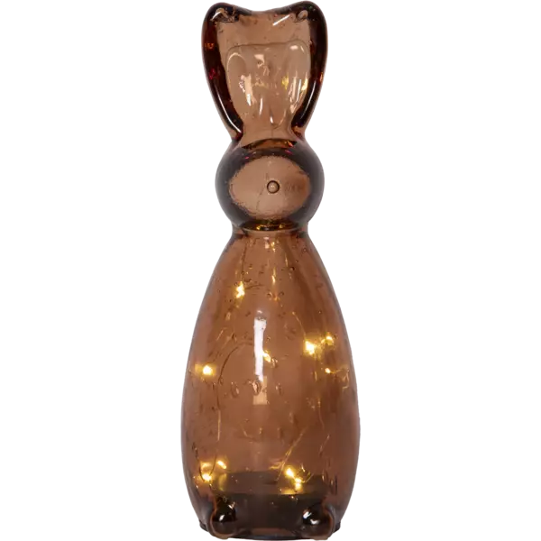 581-7 ruskea/ 581-38 vihreä Harry lasikoriste led-valolla, paristokäyttöinen, Star Trading - Muut - 011812 - 1