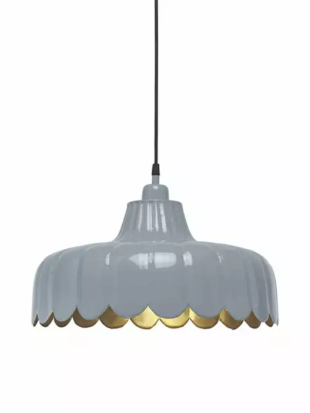 2834382 Wells riippuvalaisin 43cm denim/kulta, PR Home - Riippuvat valaisimet - 007723 - 1