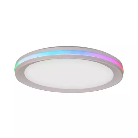 8484 Gamer RGB 40cm plafondi kaukosäätimellä, valkoinen, mAntra, e.litevalaisimet - Plafondit - 004453 - 2