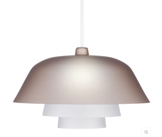 Lootus -riippuvalaisin 62cm hiekanruskea, design Jukka Korpihete, Fosto Oy - Riippuvat valaisimet - 006773 - 1