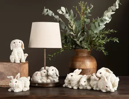 1002407 Kaniinit - pöytävalaisin, varjostin ostetaan erikseen, A Lot - Pöytävalaisimet - 002963 - 2