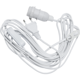 294 5m johtosarja katkaisijalla paperitähtiin, valkoinen, E14, Star Trading, Noortrade - Muut - 182133 - 1