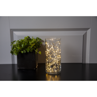 456-14-1 Dew Drop led- valonauha sisätiloihin, 100 lämminvalkoista lediä, Star Trading, Noortrade - Valosarjat sisälle - 182883 - 2