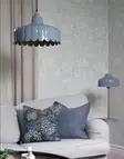 2834382 Wells riippuvalaisin 43cm denim/kulta, PR Home - Riippuvat valaisimet - 007723 - 2