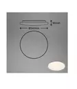 3757316 3000K/ 3757416 4000K Case plafondi 34cm IP44 - Plafondit - 011703 - 2