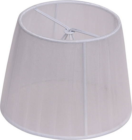 167695 Organza - varjostin, kruunuvarjostin, valkoinen, 14 cm, Roomlight - Kankaiset varjostimet ja muut kuin lasi - 181333 - 1