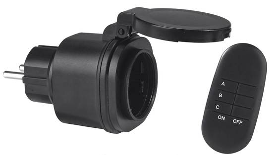 1910103 Kauko-ohjattava pistorasia ulkokäyttöön, PR Home, Noortrade - Tarvikkeet ja lisävarusteet - 013303 - 1