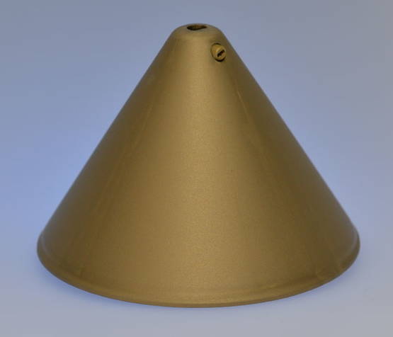 5.04/KU/125mm kattokuppi johdolle, ruskea muovi, lukitusruuvilla, Suomen Valaisintarvike - Varaosat - 005103 - 1