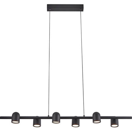 7937 Ios 6-osainen riippuvalaisin, musta, Design Hugo Tejada, mAntra, e.litevalaisimet - Riippuvat valaisimet - 185143 - 1