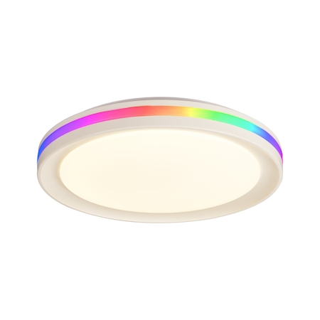 8484 Gamer RGB 40cm plafondi kaukosäätimellä, valkoinen, mAntra, e.litevalaisimet - Plafondit - 004453 - 1