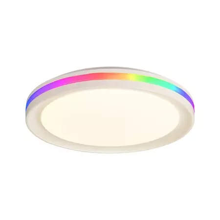 8484 Gamer RGB 40cm plafondi kaukosäätimellä, valkoinen, mAntra, e.litevalaisimet - Plafondit - 004453 - 1