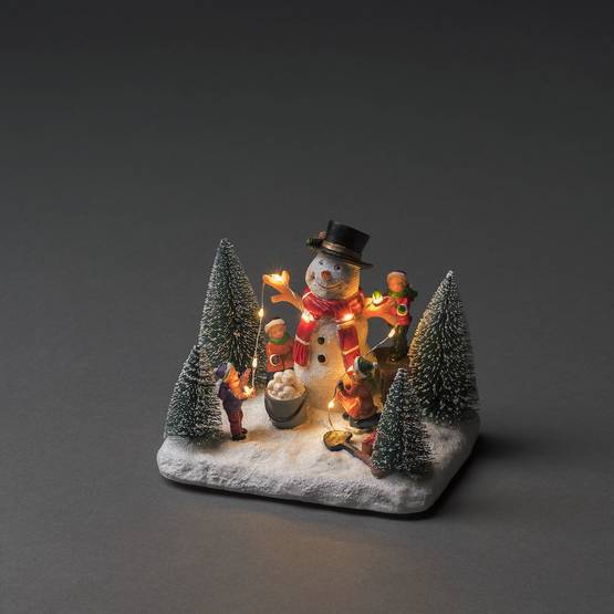 4202-000 Lumiukko - pöytäkoristemaisema, led, paristokäyttöinen, Konstsmide - Muut - 008293 - 1