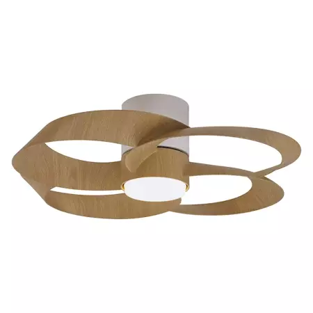 8707 puunvärinen Rose tuuletivalaisin, Santiago Sevillano Studio, mAntra, e.litevalaisimet - Tuulettimet - 008753 - 1