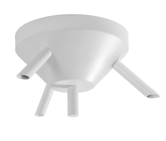 4126276 Kattokuppi haaroitukseen, 3-osaisen ryhmän tekemiseen, valkoinen, Airam - Sähkötarvikkeet - 182053 - 1