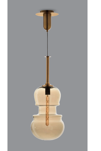 6690 Sonata - riippuvalaisin 29cm pronssi, E27, Design Santiago Sevillano, Mantra, E.litevalaisimet - Riippuvat valaisimet - 182493 - 1