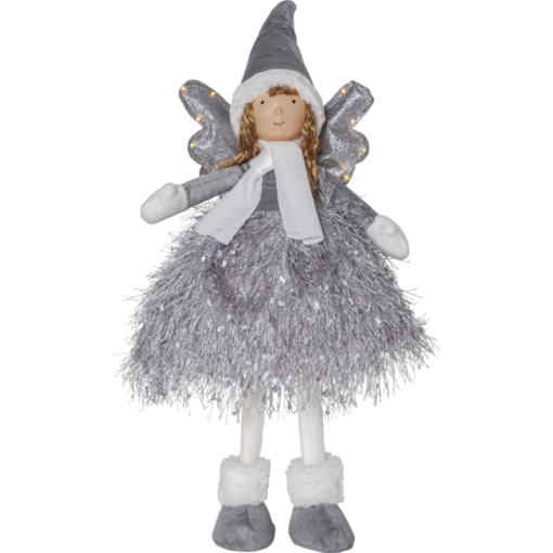 991-45 Nova koristehahmo enkeli led-valolla, harmaa, StarTrading, Noortrade - Muut - 183893 - 1