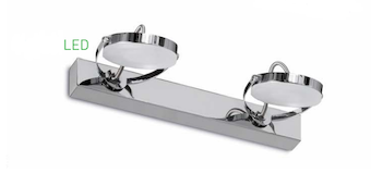 ACB 4087/R2 Sara 2-os. Led-seinävalaisin, IP44, kromi, LUXPOP - Seinävalaisimet - 100213 - 1