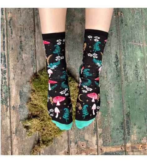 Forage mustat sieni sukat 37-40, House of Disaster - Tekstiilit ja asusteet - 006513 - 1