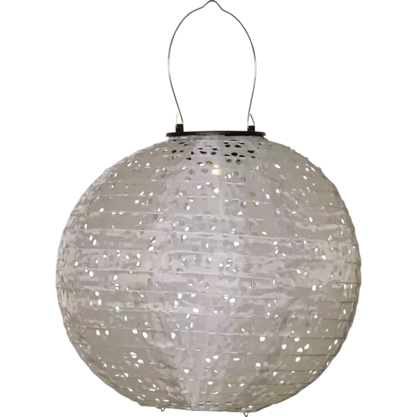 483-30 beige/ 483-32 vihreä Festa - aurinkokennolyhty 25cm, StarTrading - Aurinkokennovalaisimet - 007153 - 1