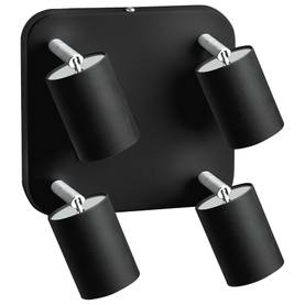 914-02 EYE 4-osainen kohdevalaisin, musta, suunnattava, GU10, E.lite - Plafondit - 181404 - 1