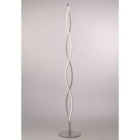 4861 Sahara - lattiavalaisin, 21W led, 3000K, 1800 lumen, 150cm, kromi, hopea, valkoinen akryyli, Mantra, E.lite - Lattiavalaisimet - 181194 - 2