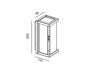 6494 Meribel - seinävalaisin, grafiitin harmaa, kirkas lasi, E27, IP54, Mantra, E.litevalaisimet - Seinä- ja kattovalaisimet - 182144 - 2