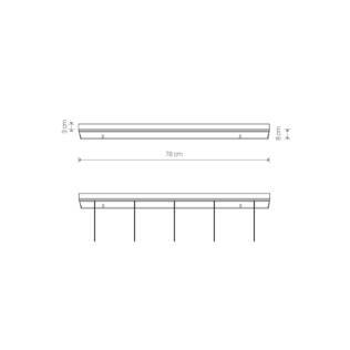 8561 Cameleon Canopy B 780 musta, max 12 valaisinta, Nowodvorski, e.litevalaisimet - Cameleon System mallisto - 001084 - 2