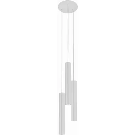 8916 Eye 3-osainen ryhmä valkoinen, 3xGU10, E.litevalaisimet - Riippuvat valaisimet - 183234 - 1