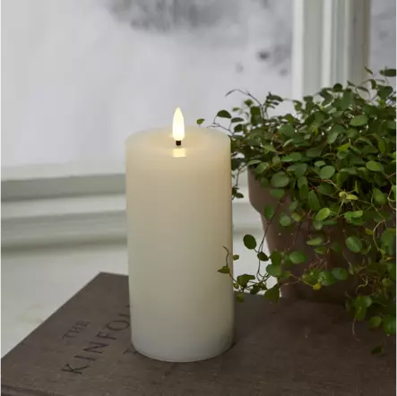 061-42-1 Flamme Flow led-kynttilä 17,5cm valkoinen, Star Trading - Kyntteliköt ja kynttilät - 007034 - 2