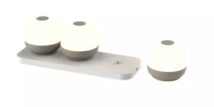 9713618 MoveGlow 3-valaisimen setti, ladattava, IP44 - Pöytävalaisimet - 009054 - 1