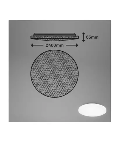 3758316 3000K/ 37587416 4000K Case plafondi 40cm IP44 - Plafondit - 011544 - 2