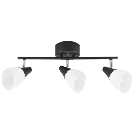 K56812-3 Orion 3-osainen kattospotti musta ja valkoinen, Sessak - Plafondit - 007704 - 1