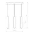 6481 Eye 3-osainen riippuvalaisin, tankomalli, valkoinen, 3xGU10, Nowodvorski, E.litevalaisimet - Riippuvat valaisimet - 184194 - 2