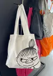 M76605 Muumi eko - kassi Small, valkoinen, Pikku Myy, Moomin eco carrybag white Small, Showroom Finland - Tekstiilit ja asusteet - 009834 - 2