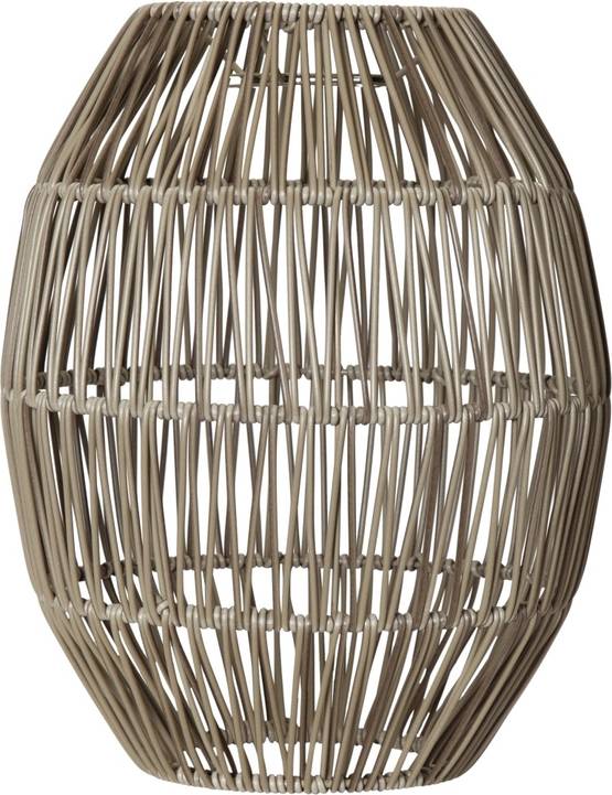 092-08 Linde polyrottinki - varjostin 24cm, beige, E27, Star Trading - Tarvikkeet ja lisävarusteet - 182404 - 1