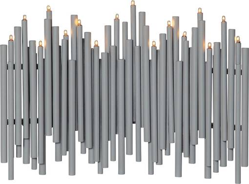 151-16 Note kynttelikkö, harmaa, StarTrading, Noortrade - Kyntteliköt ja kynttilät - 184894 - 1