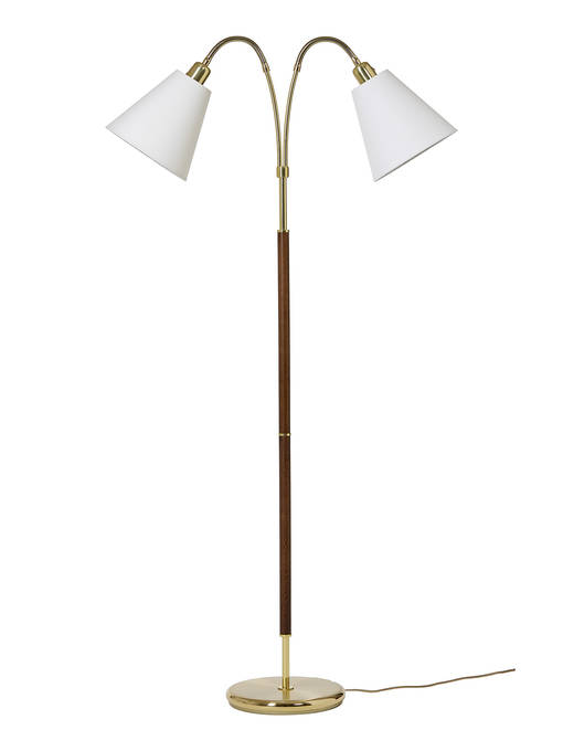 2-osainen Tullgarn lattiavalaisin valkoisilla Lilja varjostimilla, AH Belysning - Lattiavalaisimet - 184734 - 1