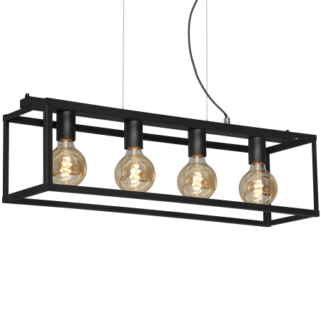 4020-045 Black Steel - riippuvalaisin, musta, 4xE27, Briloner, E.litevalaisimet - Riippuvat valaisimet - 183224 - 1