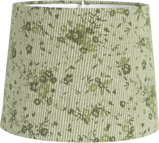 425-7576 Sofia - varjostin 25cm, vihreä kukkakangas, PR Home, Noortrade - Kankaiset varjostimet ja muut kuin lasi - 182344 - 1