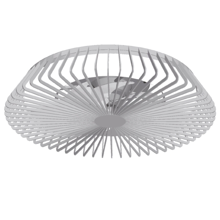 7122 Himalaya - tuuletinvalaisin harmaa, Design Santiago Sevillano, moottori 35W, 70W led, Mantra, E.litevalaisimet - Plafondit - 182644 - 1