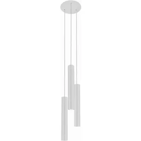 8916 Eye 3-osainen ryhmä valkoinen, 3xGU10, E.litevalaisimet - Riippuvat valaisimet - 183234 - 1