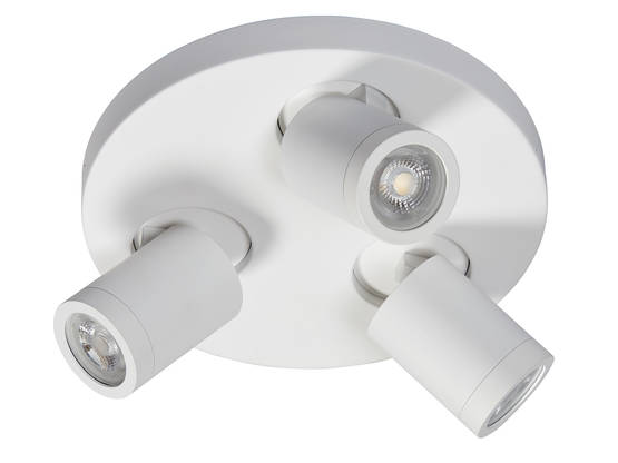 T 980/05 Torsö 3-osainen kattovalaisin IP44, valkoinen, 3xGU10, AH-Belysning - Plafondit - 182474 - 1