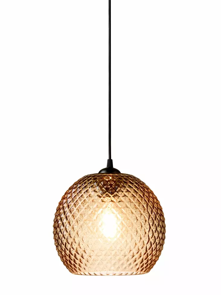 718368 Nobb Ball - riippuvalaisin, amber lasi 22 cm, Halo Design - Riippuvat valaisimet - 003104 - 1